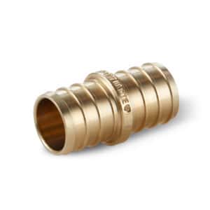 Made in the USA, 3/4" Water Armor Lead Free Brass PEX Eco Bronze Coupling