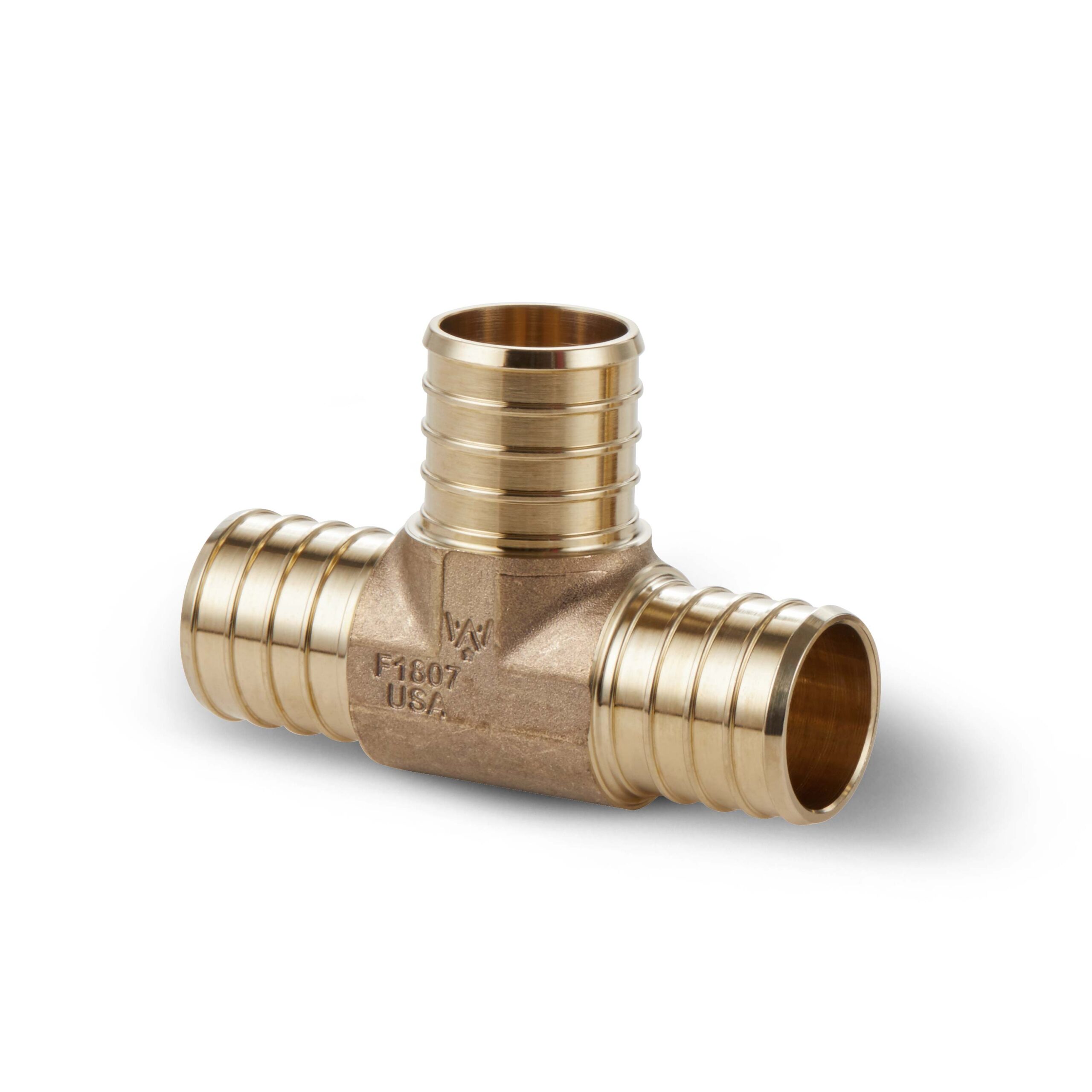 EM70---Water-Armor-1000-F1807-PEX-Tee 1" x 1" Brass PEX Tee