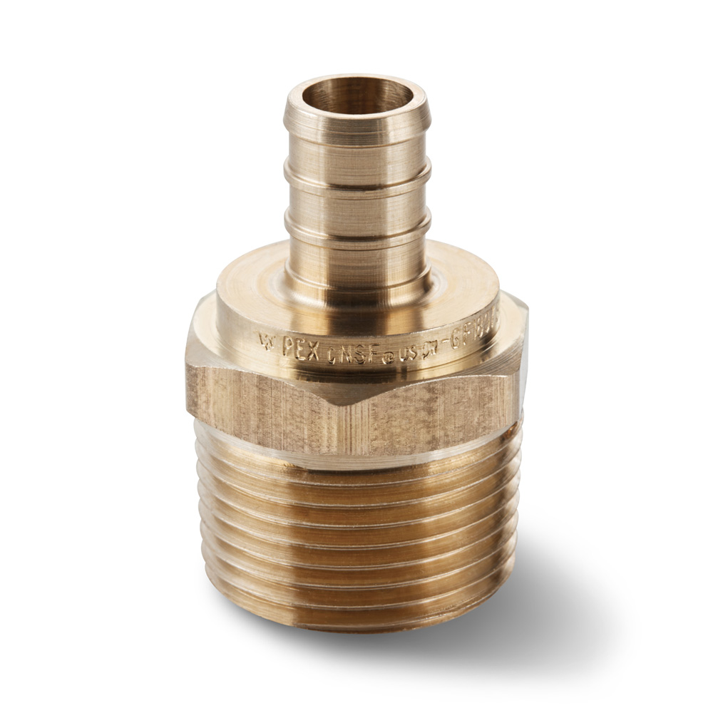 Brass PEX MNPT Adapter