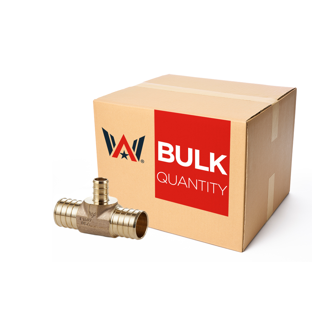 BULK_EM71 - Water Armor 1000 x 1000 x 0500 F1807 PEX Tee Water Armor Bulk Quantity PEX Tee