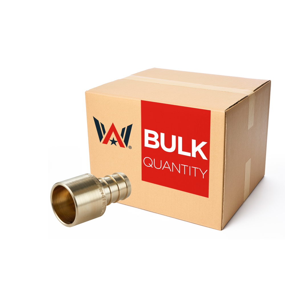 BULK_EQ05 - Water Armor 0500 F1807 PEX Female Sweat Adapter Water Armor Bulk Quantity Female Sweat Adapter