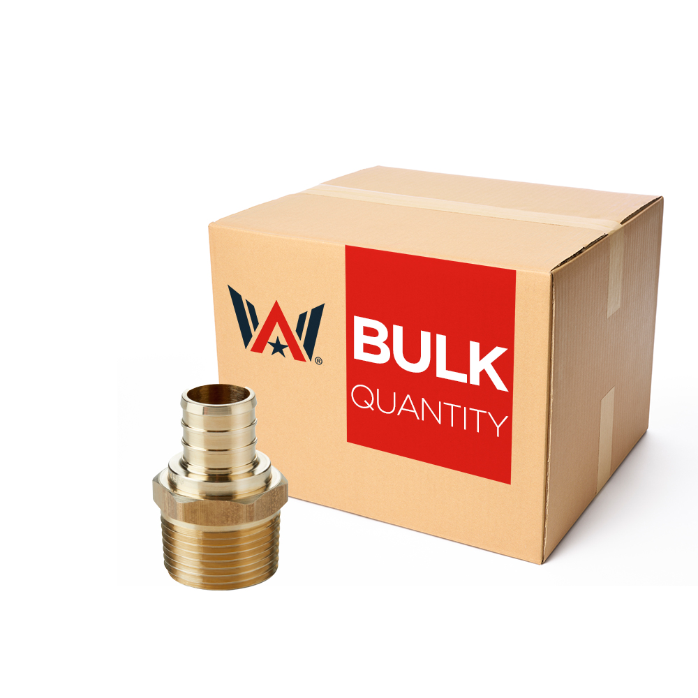 Water Armor Bulk Quantity PEX MNPT Adapter
