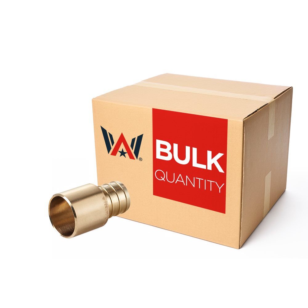 Water Armor Bulk Quantity PEX Male Sweat Adapter