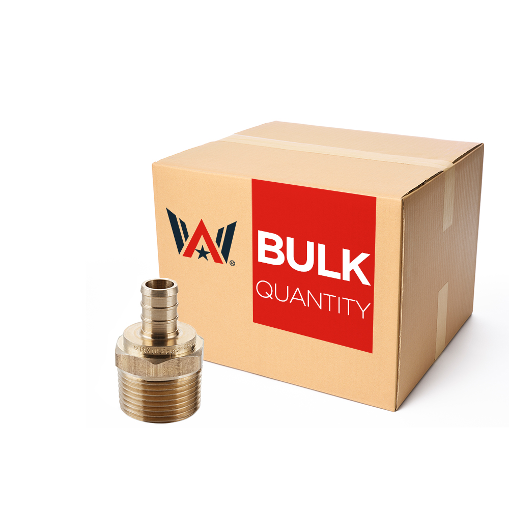 Water Armor Bulk Quantity PEX MNPT Adapter